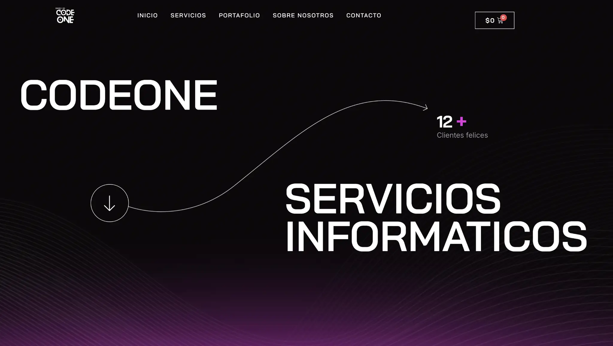 Sitio web corporativo de CodeOne