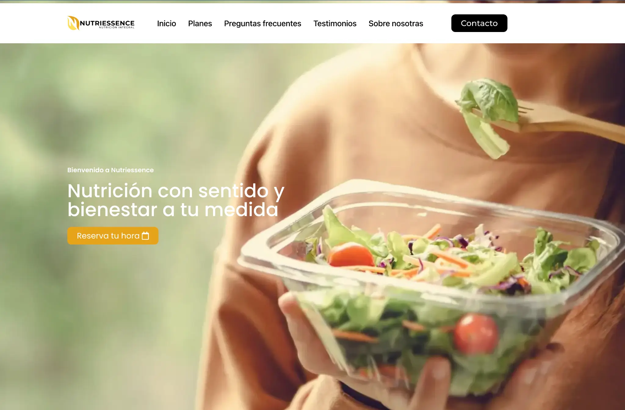 Sitio web de NutriEssence